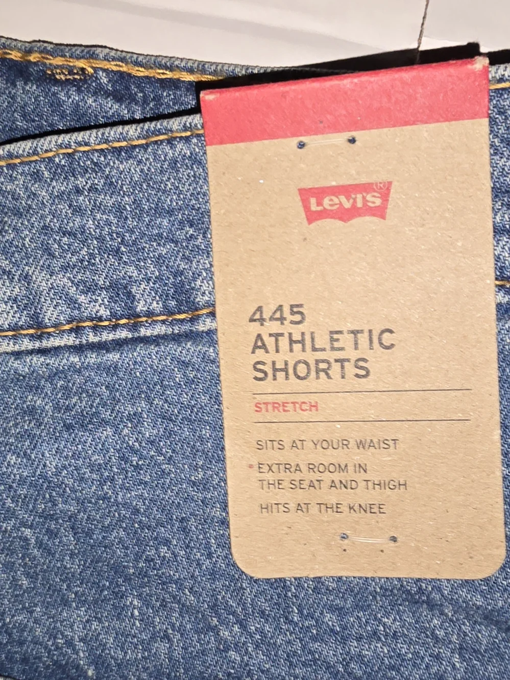 Levi's Men's Blue Denim 445 Shorts Size 38 NWT